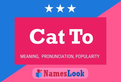 Cat To Name Poster