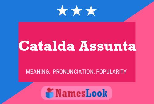 Catalda Assunta Name Poster