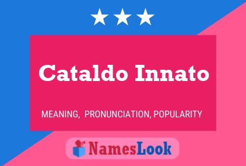 Cataldo Innato Name Poster