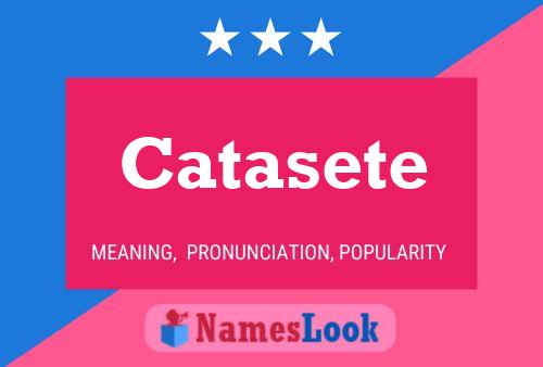 Catasete Name Poster