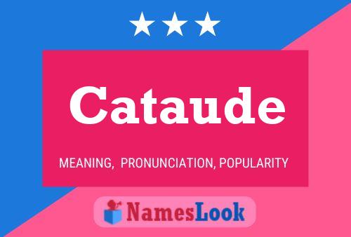 Cataude Name Poster