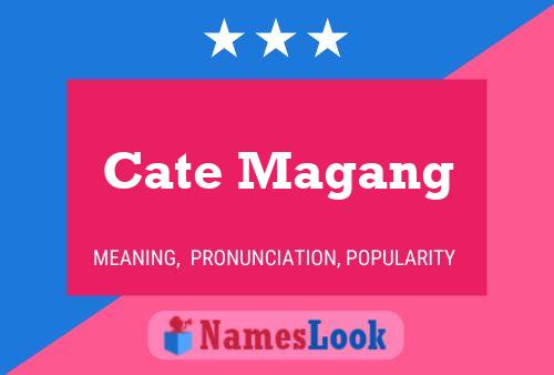 Cate Magang Name Poster