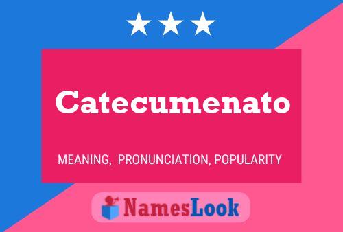 Catecumenato Name Poster