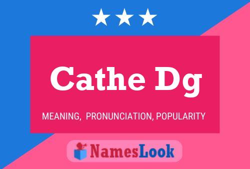 Cathe Dg Name Poster