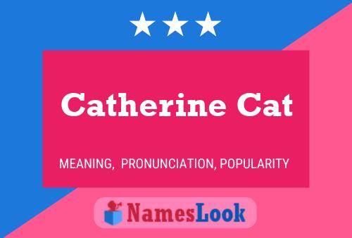 Catherine Cat Name Poster