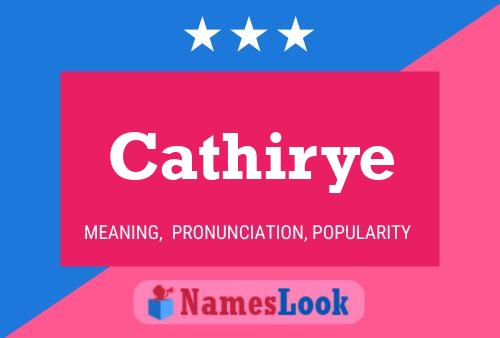 Cathirye Name Poster