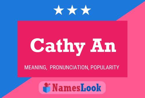 Cathy An Name Poster