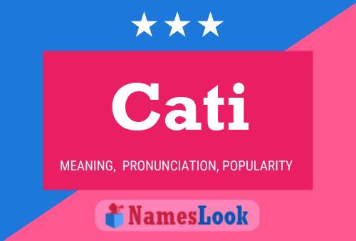 Cati Name Poster