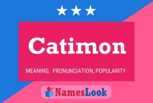 Catimon Name Poster