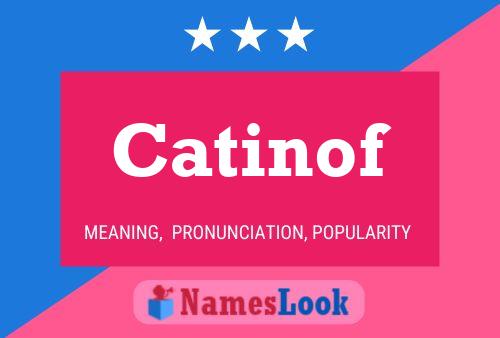 Catinof Name Poster