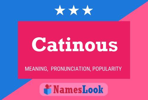 Catinous Name Poster