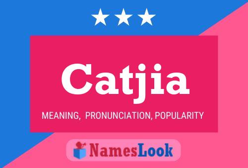 Catjia Name Poster