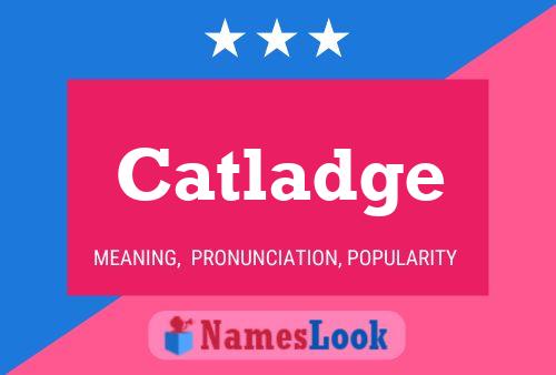 Catladge Name Poster