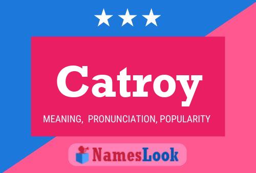 Catroy Name Poster