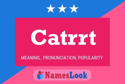 Catrrt Name Poster