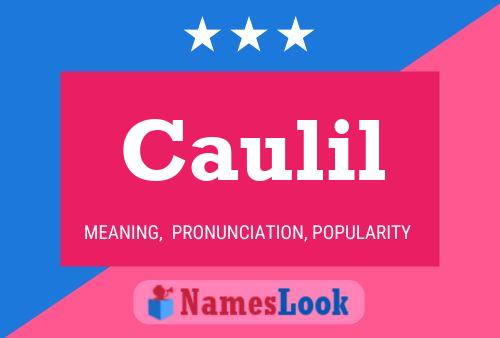 Caulil Name Poster