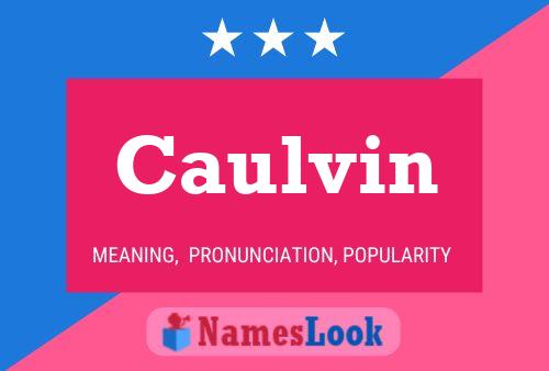 Caulvin Name Poster