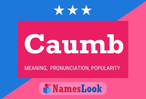 Caumb Name Poster