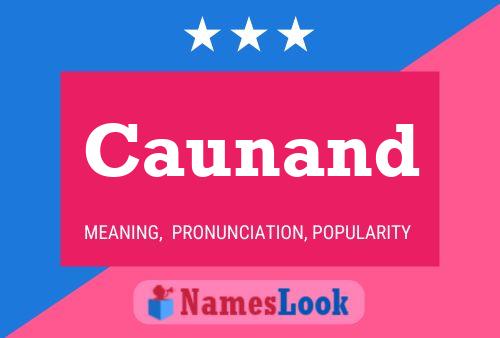 Caunand Name Poster