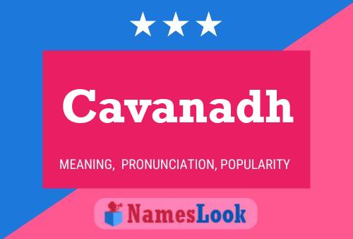 Cavanadh Name Poster