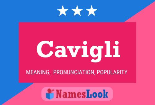 Cavigli Name Poster