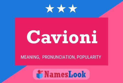 Cavioni Name Poster