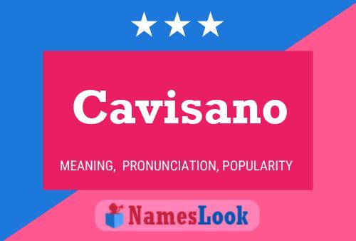 Cavisano Name Poster