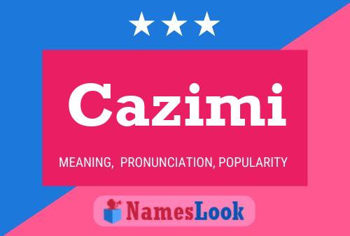 Cazimi Name Poster