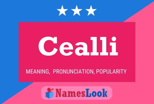 Cealli Name Poster