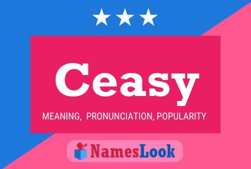 Ceasy Name Poster