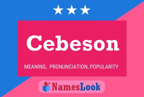 Cebeson Name Poster