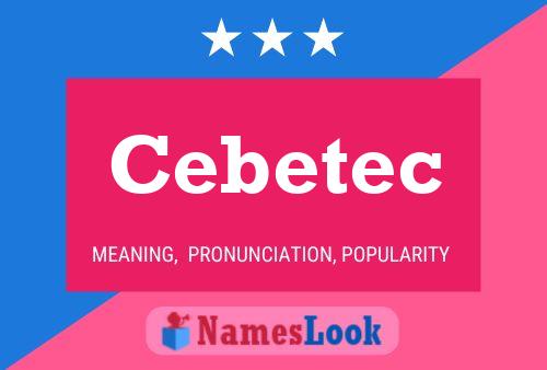 Cebetec Name Poster