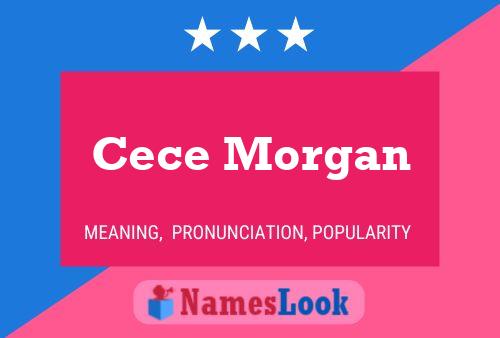 Cece Morgan Name Poster