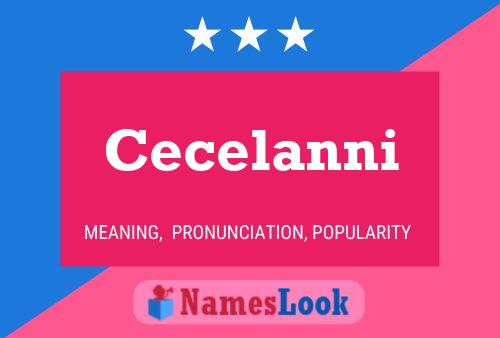 Cecelanni Name Poster