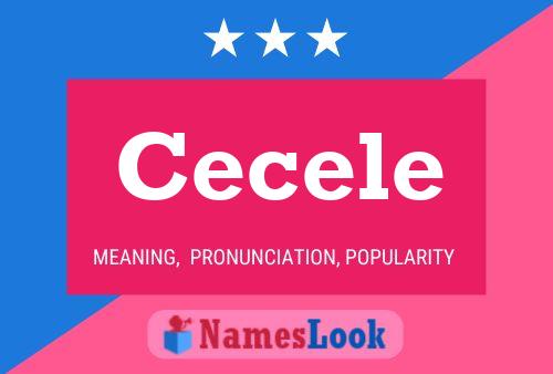 Cecele Name Poster