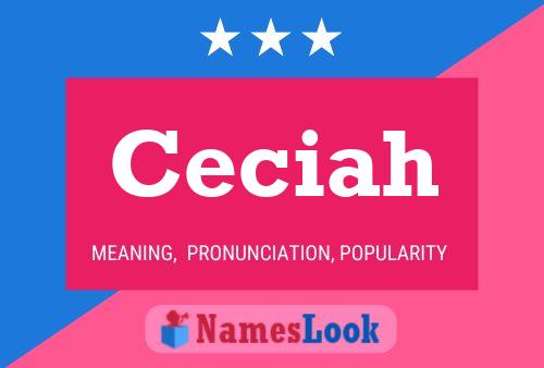 Ceciah Name Poster