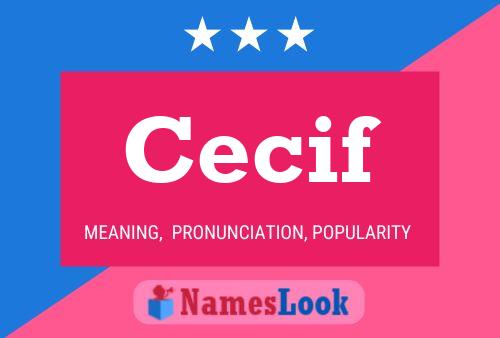 Cecif Name Poster