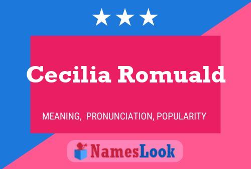 Cecilia Romuald Name Poster