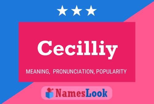 Cecilliy Name Poster