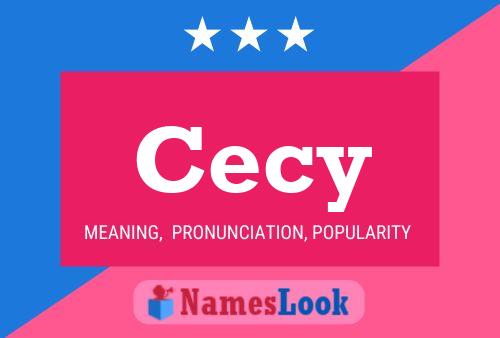 Cecy Name Poster