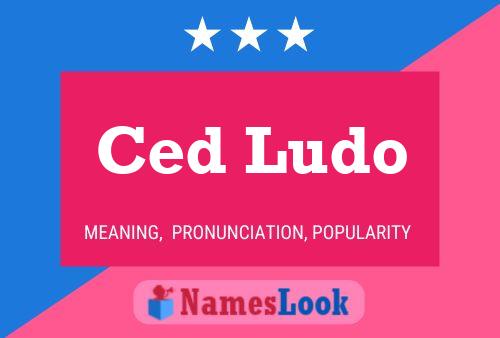 Ced Ludo Name Poster