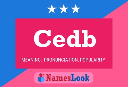 Cedb Name Poster