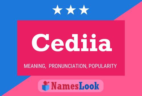 Cediia Name Poster