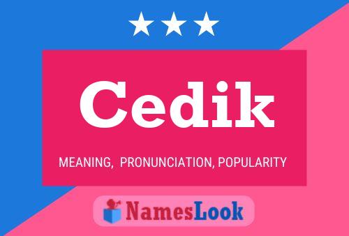 Cedik Name Poster