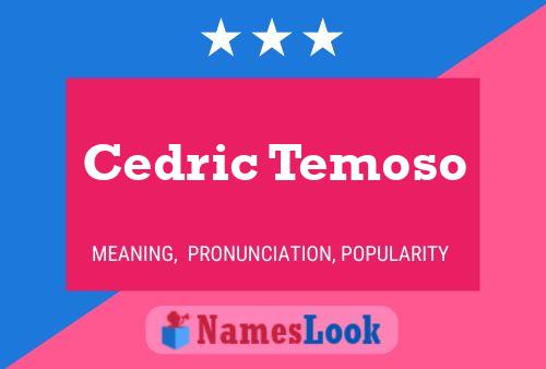 Cedric Temoso Name Poster