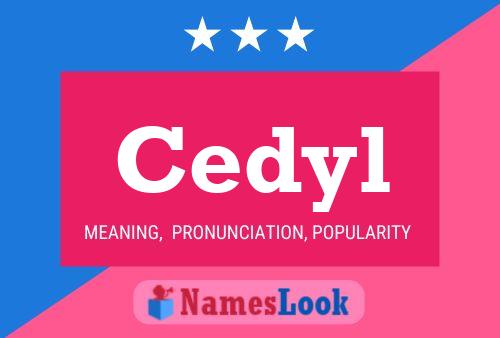 Cedyl Name Poster