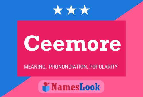 Ceemore Name Poster