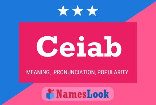 Ceiab Name Poster