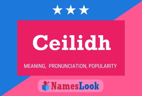 Ceilidh Name Poster