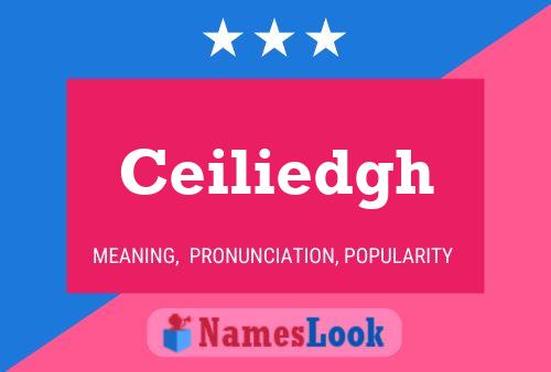 Ceiliedgh Name Poster